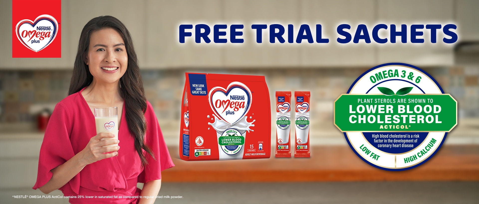 NESTLÉ OMEGA PLUS ActiCol | Request Samples | Dear Nestlé Singapore