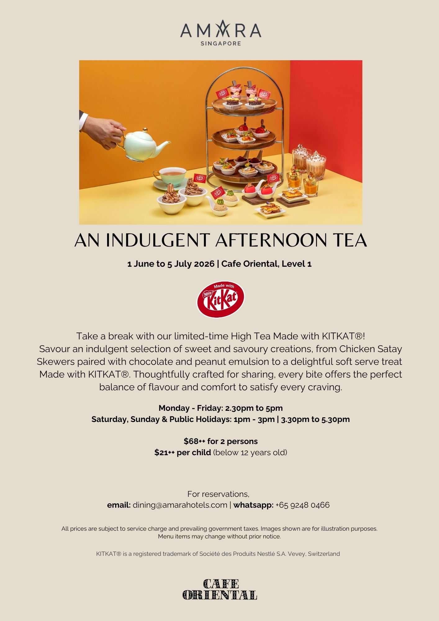 June High Tea Made with KITKAT
